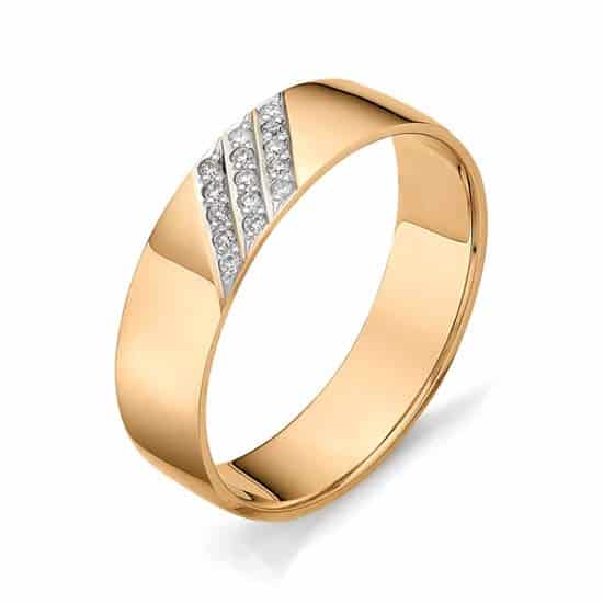 Damenring Partnerring IM621 15 Diamanten - 0,15K Rosegold massiv