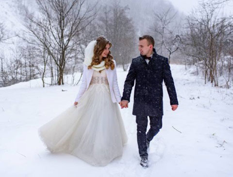 Die besten Winter-Hochzeitsorte – sowohl kalt als auch warm